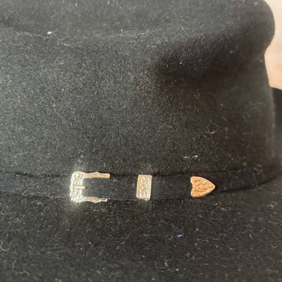 Justin 3X Montana Wool Cowboy Hat Black Mens Size 7 3/8 59 - Picture 9 of 10